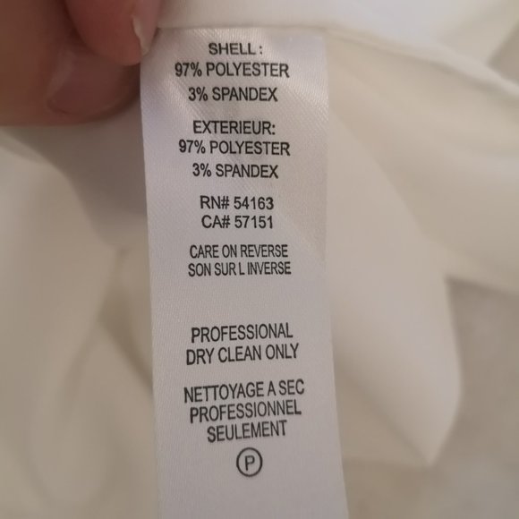 3/$20 Calvin Klein white sleeveless top - Picture 3 of 8